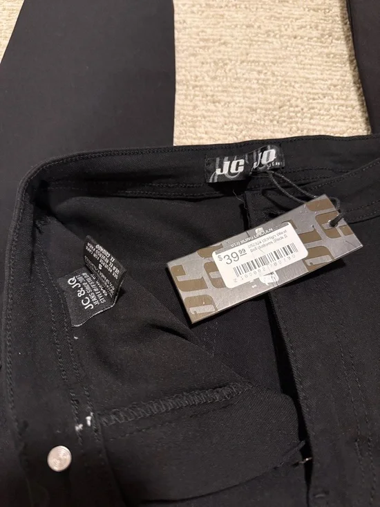 Black High-Waist Bell Bottoms - Picture 4 of 6